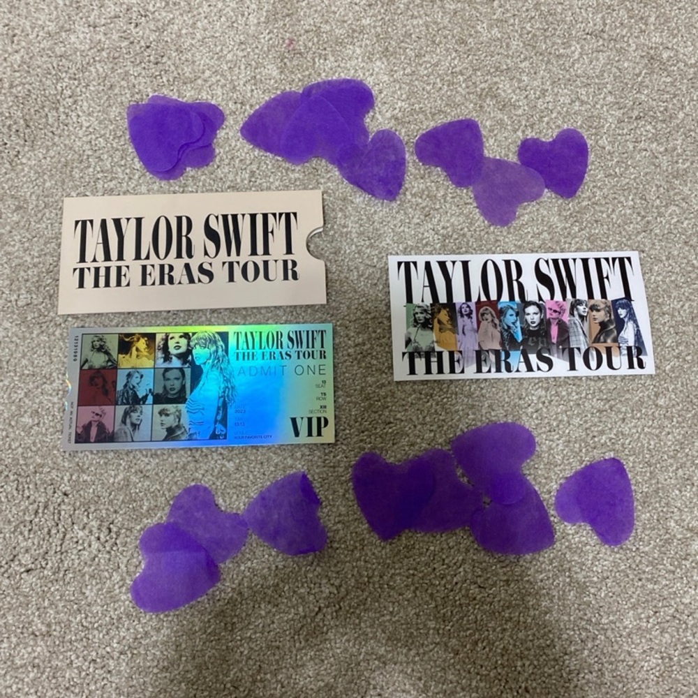 Taylor Swift Eras Tour VIP Ticket + Sticker